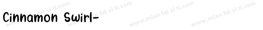 Cinnamon Swirl字体转换